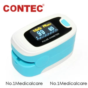 OLED SPO2 Pulse Oximeter Blood Oxygen Heart Rate O2 PR Patient Monitor, NEW - Picture 1 of 10
