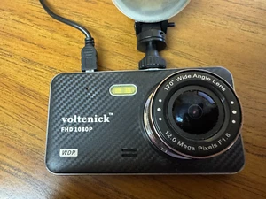 Cámara de tablero doble con cámara de visión trasera VOLTENICK 1080P FHD - Imagen 1 de 4