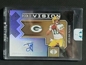 2020 Panini Illusions JORDAN LOVE Encased Rookie Vision RC AUTO Black SSP /10 - Picture 1 of 3