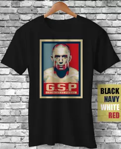 MMA Legends Fighter GSP Georges St Pierre Divertido Regalo Camiseta Jiu-jitsu Muay Thai - Imagen 1 de 5