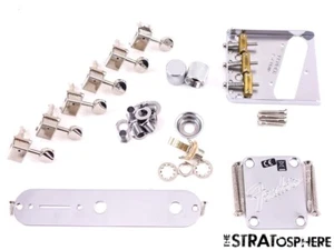 Fender American Performer Telecaster Tele SET HARDWARE CROMATO NICHEL USA - Foto 1 di 1