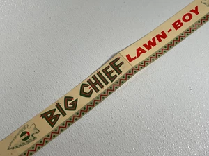 Antica Fascia 24" Big Chief Lawn Boy Tosaerba Pubblicitaria Promo  - Foto 1 di 10