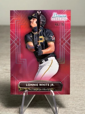 2022 Bowman Sterling - Prospects Magenta Refractor #BSP-98 Lonnie White Jr. /75 - Image 1 of 2