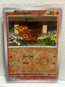 Pokemon Surging Sparks Sizzlipede Reverse Holo Common Card 027/191 NM - Picture 1 of 1