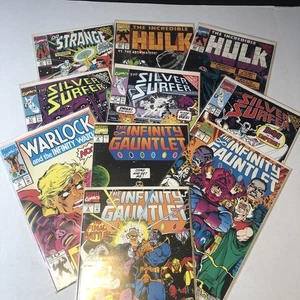Lote de 10 cómics de colección de Hulk Silver Surfer Infinity Marvel años 90 #6 RGY - Imagen 1 de 6