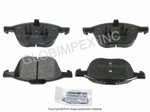 PARA VOLVO (2004-2013) Juego Pastillas Freno DELANTERAS AKEBONO PRO-ACT + 1 AÑO DE GARANTÍA Foto 1 de 1