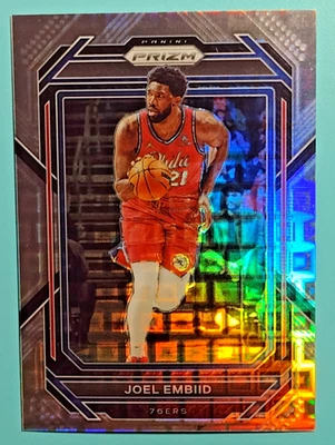 2022-23 Panini Prizm Joel Embiid Pandora PRIZM SP #99/150 - Philadelphia 76ers - Image 1 of 3