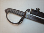 Pre-WWI British Pattern 1821 Artillery Officers Sword w/Scabbard