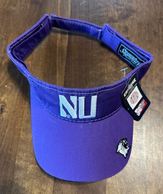 Northwestern University Wildcats-Purple Golf/Tennis/Sun Visor Hat/Cap-NWT - Image 1 of 4