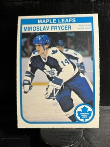 Hojas de arce Miroslav Frycer #321 1982-83 O-Pee-Chee Toronto - Imagen 1 de 2