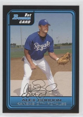 2006 Bowman Prospects Alex Gordon #B1 Rookie RC - Image 1 of 2