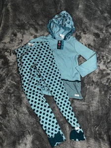 Naartjie Girls Youth Hooded Long Sleeve Top With Matching Leggings Size Large 7 - Picture 1 of 11