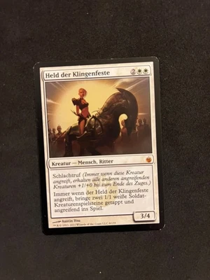 Hero of Bladehold *German* #8 [Mirrodin Besieged] Magic MTG Cards LP/MP - Image 1 of 2