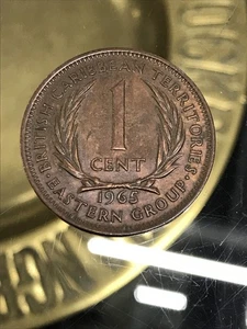 1965 British Caribbean Territories Eastern Group 1 Cent KM#2 - Lot 013 - Picture 1 of 4