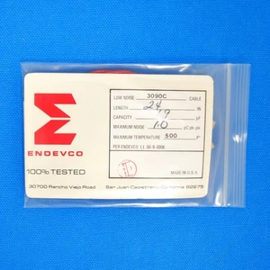 Meggitt Endevco 3090C-24, 24" 500˚F Cap. 69 pF Low Noise Coaxial Cable Assem - Picture 1 of 2