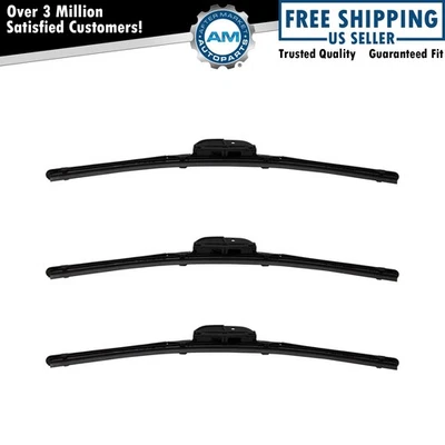 Conjunto de 3 peças de limpador de para-brisa dianteiro e traseiro Trico Sentry - Imagem 1 de 3