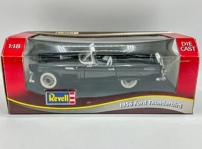 Ford Thunderbird 1956 convertible modelo diecast Revell 1:18 negro nuevo en caja Foto 1 de 4