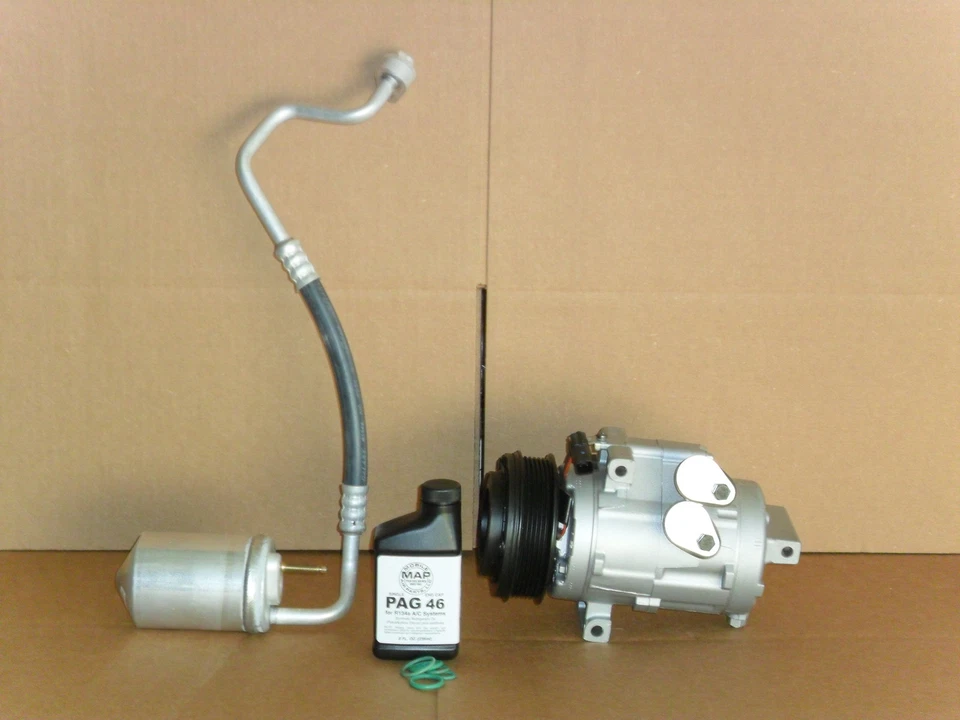 KIT COMPRESOR DE AIRE ACONDICIONADO 2008, 2009, 2010, 2011, 2012 FORD TAURUS, MKT, MKS, FLEX Foto 1 de 1