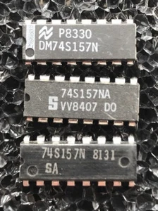 5 PIEZAS - 74S157 selector/multiplexor de cuatro líneas de 2 a 1 - Imagen 1 de 7