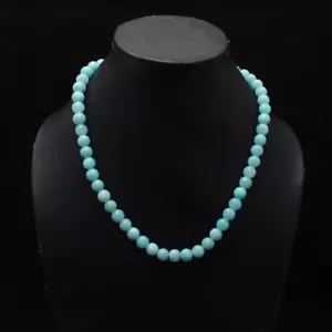 Larimar Smooth Round Gemstone Beads 2 bracelet custom listing for Donna DeMarco - Picture 1 of 5
