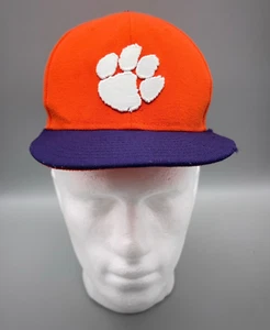 Clemson Tigers Hat Mens Fitted 7 1/8 Orange Purple Paw 59 Fifty University Flaw* - Picture 1 of 13