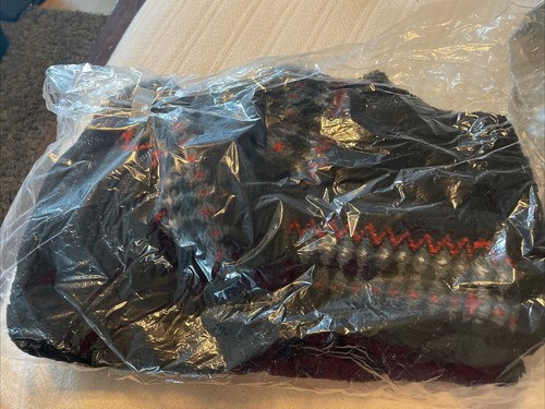 SUPREME DRAMA MASK GIACCA PILE NERA MEDIA SS20 NUOVA CON ETICHETTE