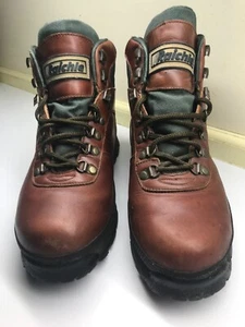 Klassische Vintage Raichle Herren Leder Bergsteigen Wanderschuhe 9,5 M...schön - Bild 1 von 9