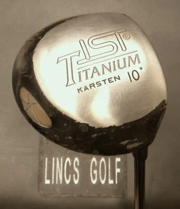 Ping ISI Titanium Karsten 10° Driver Stiff Graphite Shaft Ping Grip - Picture 1 of 5