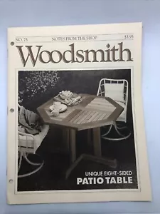Woodsmith #75 - June 1991 Unique Eight-Sided Patio Table, Accent Lamp, Sawhorse - Picture 1 of 4