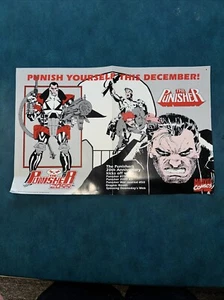Vintage 1992 Marvel Comic Store Display Poster The Punisher/Punisher 2099 - Bild 1 von 3