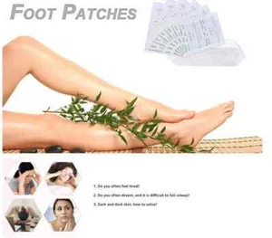 Foot Pads Detox Remove Toxin Bamboo Relieve Stress Improve Sleep Care Cleansing - Picture 1 of 11
