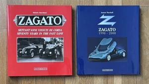 Zagato Book SET of 2 in Slipcase Italian Coachbuilder Alfa Romeo Lancia Fiat ++ - Picture 1 of 8