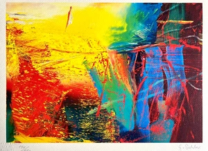 Gerhard Richter Lithograph COA Original Signed Numbered By Hand (180 Exe) - Picture 1 of 14