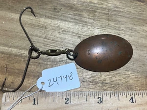 Antique fishing lure barrel swivel spoon    fishing lure (247458) - Picture 1 of 4