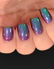 Iconic Glow- Purple Blue Green "Glow Pop PT 2 Polish Collection" MultiColor Shif