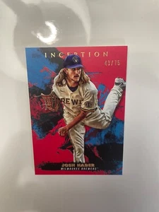 Josh Hader, Topps Inception /75 - Picture 1 of 1