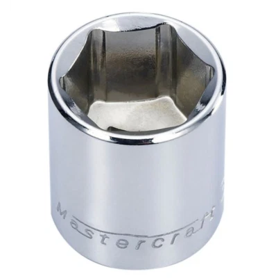 Soquete regular MasterCraft 3/8" unidade 13/16" SAE - Imagem 1 de 4