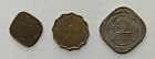 India George V Coins -  1/2, 1 And 2 Anna