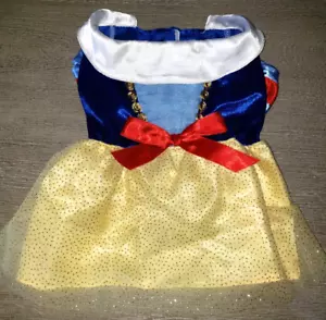 WEIBLICHER WELPE HUND SCHNEEWEISSES DISNEY KLEID FUNKELT! 12 zoll lang klein - Bild 1 von 1