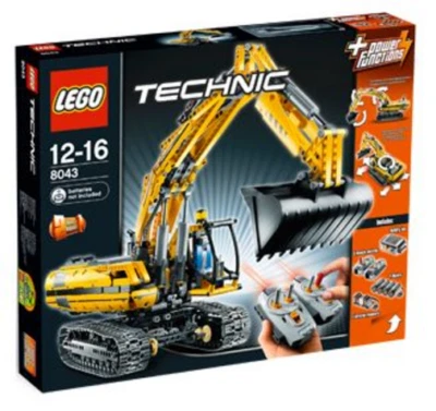 Lego Motorized Excavator 8043 Technic Minifigure Building Set - Image 1 of 2
