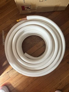 Air Vertec Ductless Split AC Connection Line 1/4" + 5/8" x 50' Copper O60 C12200 - Picture 1 of 4