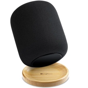 Bamboo Stand for Homepod/HomePod 2 with Non-Slip Feet and Scratch Resistant E... - Picture 1 of 7