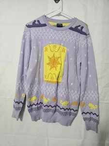 Box Lunch Erwachsene Disney Urlaub verworrener leuchtender Pullover lila - Bild 1 von 11