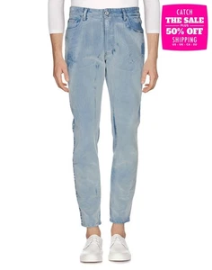 RRP€410 JUST CAVALLI Jeans W28 Blue High Waist Stretch Coated Made in Italy - Bild 1 von 5