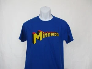 State of Minnesota Comic - Superhero in 3D Blue T-Shirt - Men’s Sizes S-3XL NEW - Bild 1 von 10