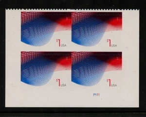 US 4954, 2015 $2.00 PATRIOTIC WAVES, BOTTOM PBOF4, MNH (US510) - Picture 1 of 1