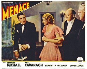 Menace Us Lobby Card Paul Cavanagh Gertrude Michael Hobbes Film Star Old Photo