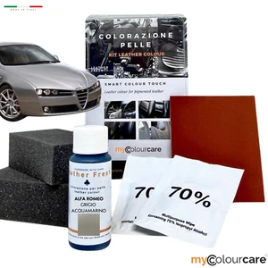 Retuschierset Farbe Lederlenkrad Alfa Romeo Grau Aquamarin 159 Erneuern - Bild 1 von 7