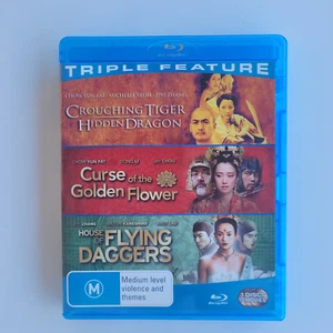 Crouching Tiger Hidden Dragon Curse of the Golden Flower Flying Daggers Blu-Ray - Picture 1 of 4