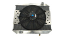 Aluminum Radiator With Electric Fan For 1968 Mg Radiador Mgc Gt 2.9L 1967-1969